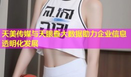 天美传媒与天眼查大数据助力企业信息透明化发展
