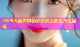 2828天美传媒精彩影视资源全方位呈现