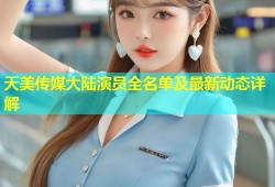 天美传媒大陆演员全名单及最新动态详解