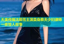 天美传媒沈茹雪主演卖身救夫少妇律师一夜惊人故事