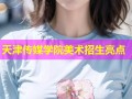天津传媒学院美术招生亮点