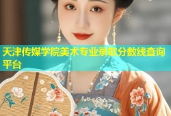天津传媒学院美术专业录取分数线查询平台