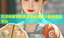 天津传媒学院美术专业录取分数线查询平台