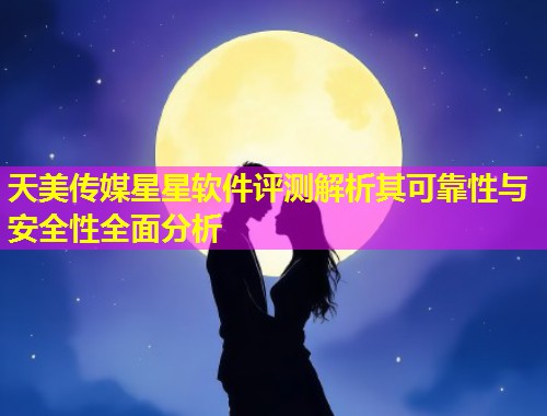 天美传媒星星软件评测解析其可靠性与安全性全面分析