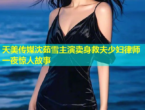 天美传媒沈茹雪主演卖身救夫少妇律师一夜惊人故事